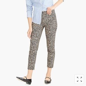J. Crew Factory Winnie Leopard Print Skinny Pant NWT